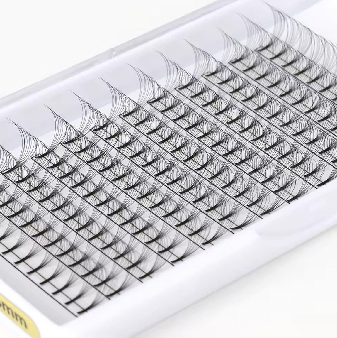 Long Stem Premade Fans C D M L Curl 0.05 0.07MM Mixed Tray 7-18mm Long Stem Volume Eyelash Extensions